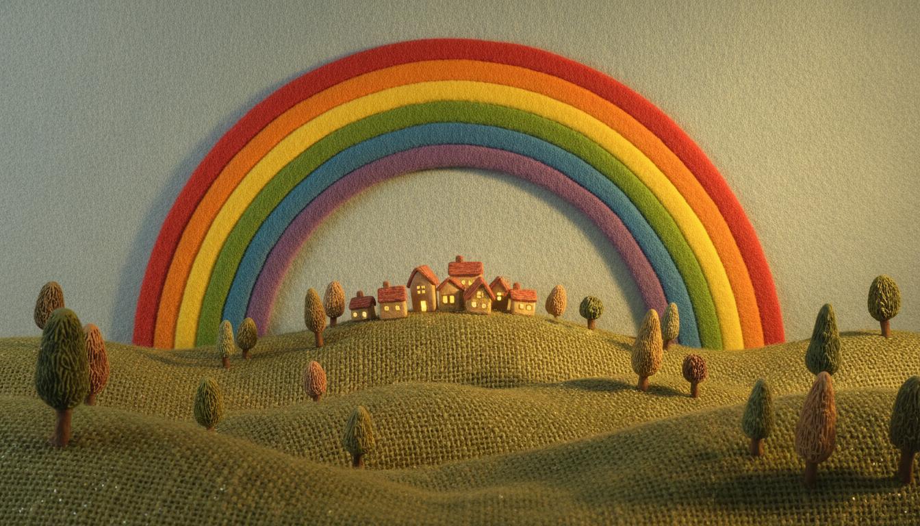 Episode 4 Tabletop Rainbow Diorama Card